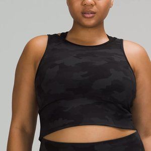 Power Pivot Tank Size 6 Lululemon Black Camo